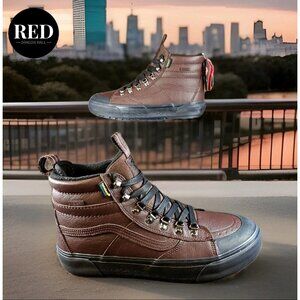 Vans MTE SK8-Hi DR Waterproof Chocolate Black Sneakers Shoes - Men's Size 10